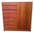 Vintage 1970s Danish Teak Highboy Dresser Armoire Chest Wardrobe For Sale