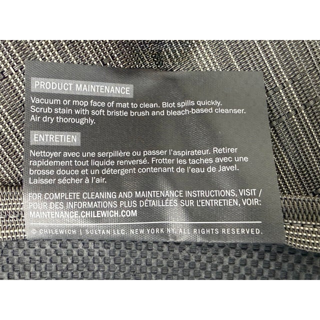 4ft 2in X 13ft Chilewich Flat Weave Outdoor Area Rug For Sale - Image 10 of 12