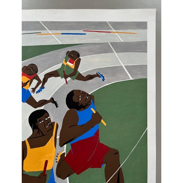 Modern Jacob Lawrence, Olympic Games Munich Poster, 1972, Screen Print For Sale - Image 3 of 7