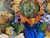 Orange Oil Painting Sunny Flowers Oksana Ivanyuk For Sale - Image 8 of 9