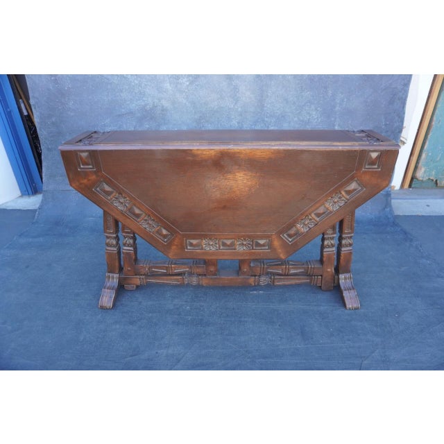 Early 20th Century Attributed to Romweber Hand-Crafted Game Table For Sale In Los Angeles - Image 6 of 9