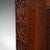 Brown Antique Corner Cupboard, English, Wall Cabinet, Chippendale Revival, Victorian For Sale - Image 8 of 11