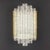 Stunning pair of glass wall lights/sconces from Doria Leuchten (Germany, 1960s). High-end mid century modern lighting....