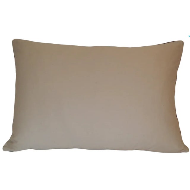 Item Details: • Front: Original Ikat Velvet. • Back: Cream Cotton. • Length: 16 inches (40 cm ) / Width: 24 inches (60 cm)...