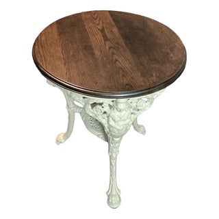 Victorian Cast Iron Drinks Table, 1895 For Sale