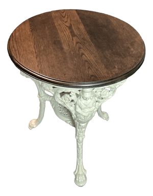 Victorian Cast Iron Drinks Table, 1895