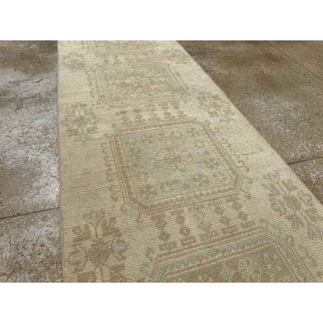Mid 20th Century Galerie Shabab Collection Mid-20th Century Turkish Anatolian Runner For Sale - Image 5 of 10