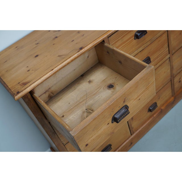 German Pine Apothecary Cabinet, 1930s For Sale - Image 17 of 18