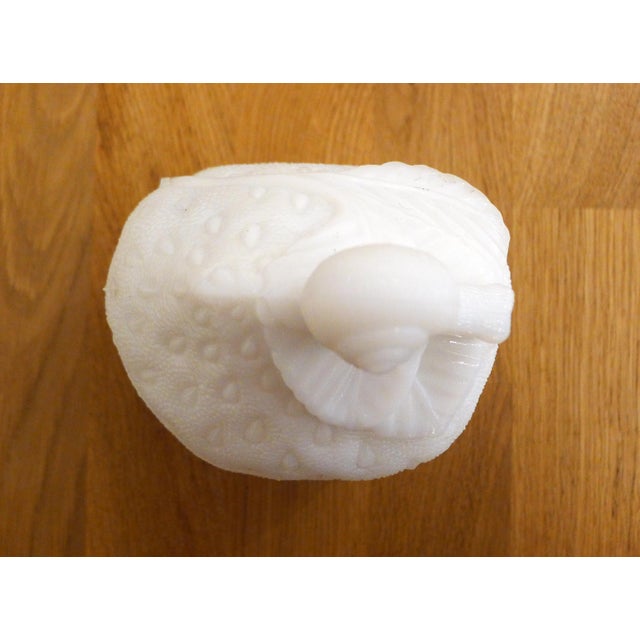 Early 20th Century Strawberry & Snail Sugar Pot in Opaline Glass from Portieux, 1890s For Sale - Image 3 of 11