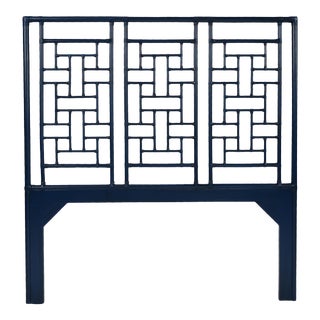 Ohana Headboard Queen - Navy Blue For Sale