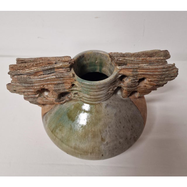 Handmade Ceramic Vase, 1970s For Sale - Image 6 of 13