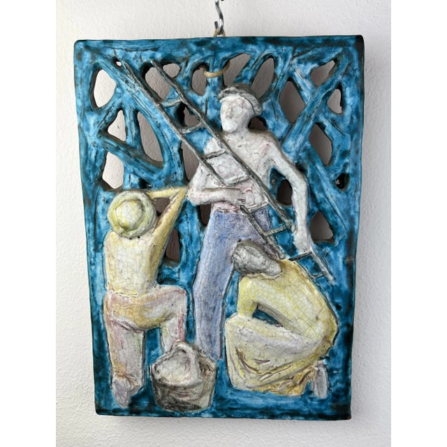 Ceramic Tile, Italy, 1960s For Sale - Image 6 of 6