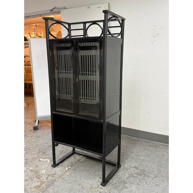 Modern Josef Hoffmann Beechwood Vitrine, Circa 1905 For Sale - Image 3 of 12
