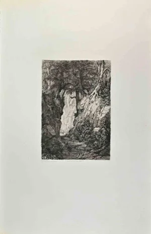 Charles-André Malardot, Environs de Metz, Etching, 1870s