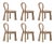 Mary III Dining Chairs by Ottiu, Set of 6 For Sale