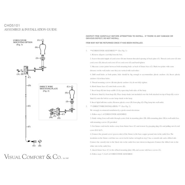 Visual Comfort Chapman & Myers for Visual Comfort Signature Dorchester Swing Arm in Antique-Burnished Brass with Linen Shade For Sale - Image 4 of 4