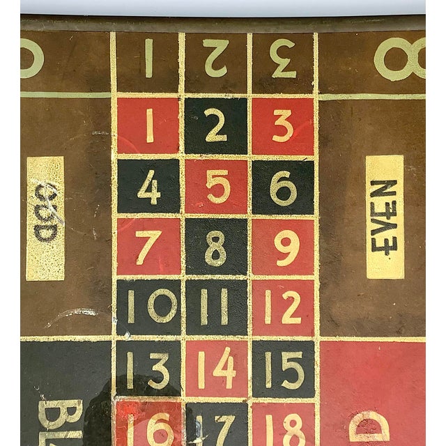 1940s Circa 1940s Gambling Game Board For Sale - Image 5 of 7