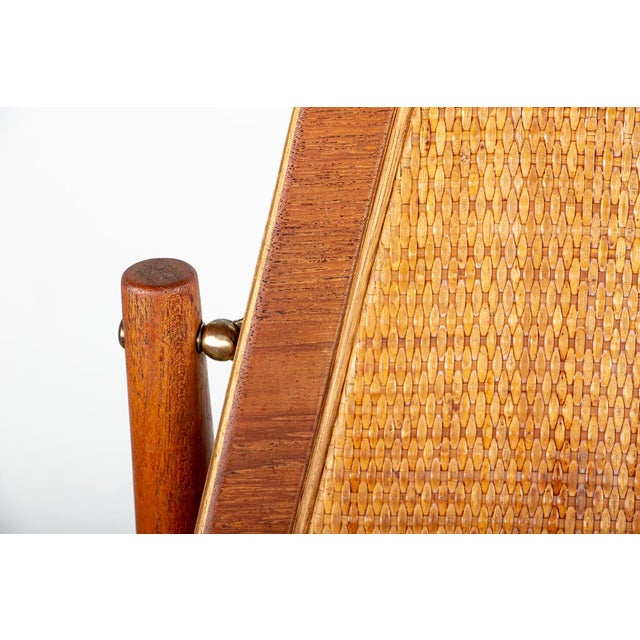 Danish Model FD 187 Chairs in Teak, Cane and Leather by Arne Vodder for France & Son, 1956, Set of 6 For Sale - Image 12 of 18