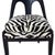 Wood Mid-Century Ebonized Vintage Spoon Chair Upholstered in Schumacher Fabric For Sale - Image 7 of 10