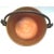 Farmhouse Antique Solid Copper Hanging Hearth Pot Pan With Riveted Wrought Iron Handle For Sale - Image 3 of 7