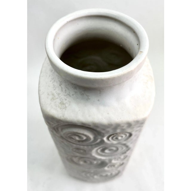 1960s Fat Lava Vase with Decor and Stamp from Scheurich, 1960s For Sale - Image 5 of 10