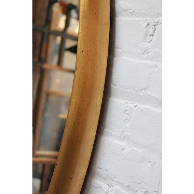 Gold Vintage Pair of Labarge Oval Giltwood Wall Mirrors For Sale - Image 8 of 13