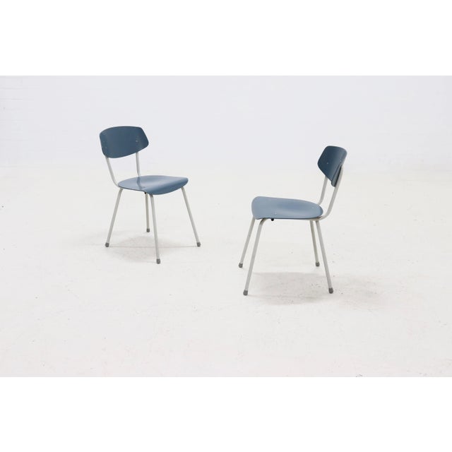 Wood Set of Vintage Dutch Chairs by Dico, 1960s For Sale - Image 7 of 10