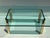 Mid-Century Modern 1970s Leon Rosen for Pace Collection Glass and Brass Coffee Table For Sale - Image 3 of 12