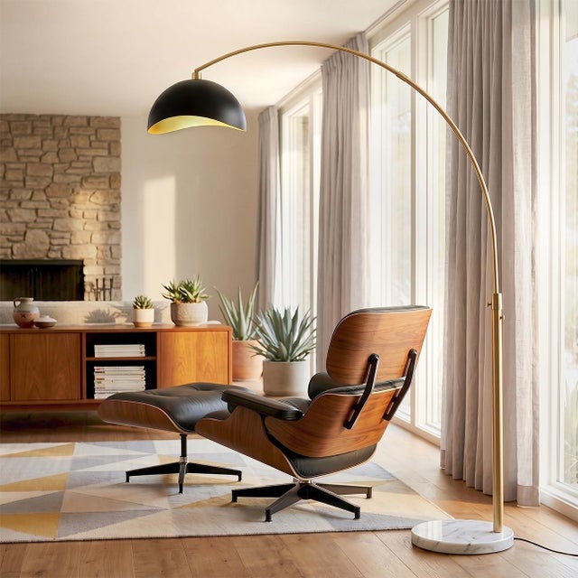 The lamp that turns a plain corner into a designed one - sweeping, sculptural, and unmistakably California. Designed by...
