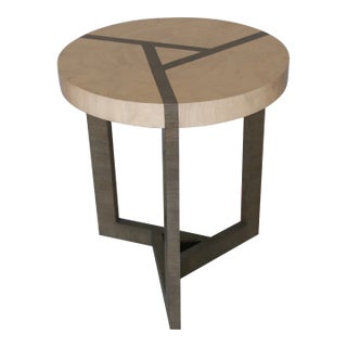 Round Chairside Merury Spot Table For Sale