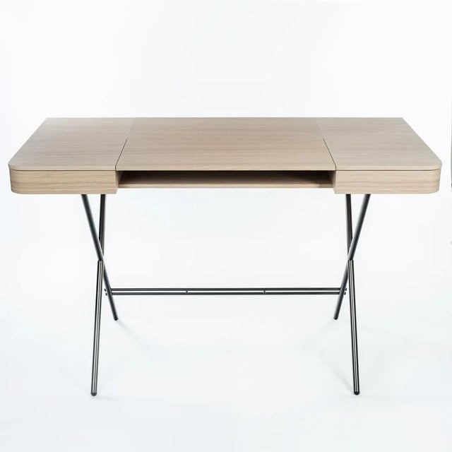Cosimo Desk with Natural Oak Veneer Top by Marco Zanuso Jr. for Adentro For Sale - Image 8 of 8