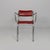 1930s Italian Art Deco Metal and Red Faux Leather Chairs, 1930s, Set of 4 For Sale - Image 5 of 18