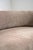 Curved Crescent Sofa in Textured Taupe Fabric For Sale - Image 10 of 11