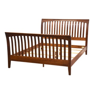 Ethan Allen Queen Cherry Bed American Impressions For Sale