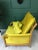 Vintage Yellow Armchair from Cinitique For Sale - Image 6 of 16