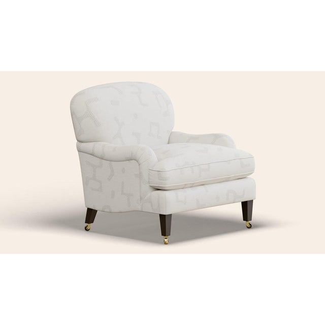 Powder Sofia Lounge Chair by Ceraudo For Sale - Image 4 of 9