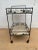 Wrought Iron Bar Cart, Vintage For Sale - Image 4 of 13