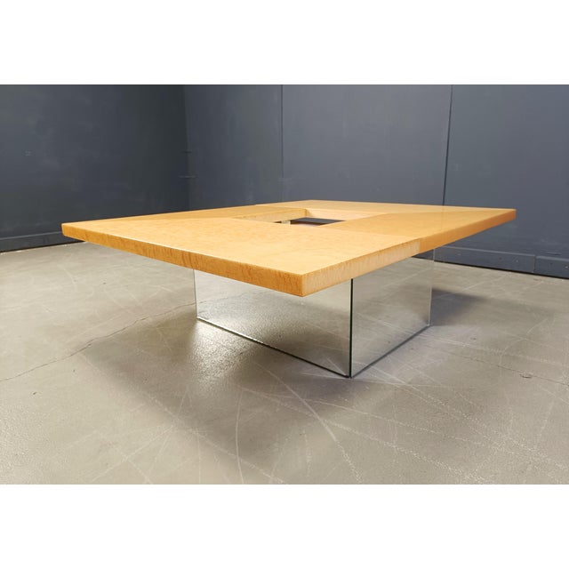 Vintage Ash Coffee Table by Paul Michel, 1970s For Sale - Image 6 of 13