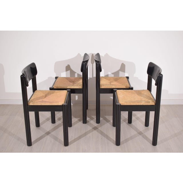 Wood Chairs by Vico Magistretti for Schiffini, 1970s, Set of 4 For Sale - Image 7 of 18