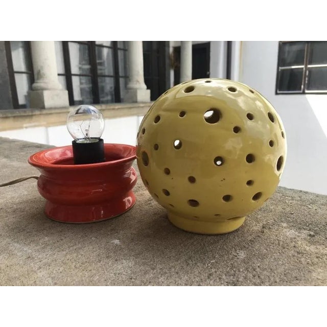 Vintage Moon Lamp, 1940s For Sale - Image 4 of 5