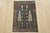 Tribal Heriz Rug 1’11” X 2’8” Blue Wool Tribal Hand-Knotted Oriental Carpet For Sale - Image 3 of 8
