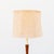 Gorgeous mid century modern walnut floor lamp with built-in 18” side table, fully restored for another century of use. The...