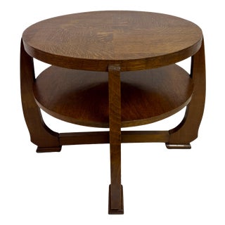 Dutch Art Deco Amsterdam School Coffee Table, 1930s For Sale