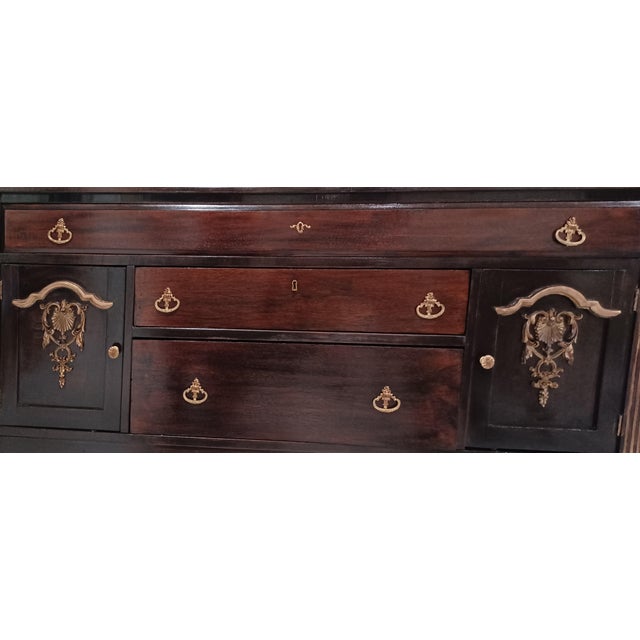 1920s Antique Jacobean Sideboard For Sale In Houston - Image 6 of 8