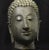 Antique Thai Bronze Head of the Walking Buddha, Sukhothai Tradition An exceptional antique Thai bronze head from a near...