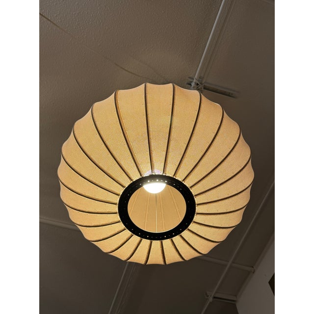Mid-Century Modern Iskos-Berlin for Made by Hand Knit Wit Oval Pendant For Sale - Image 3 of 12