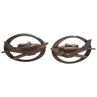 Vintage Airplane Cufflinks For Sale