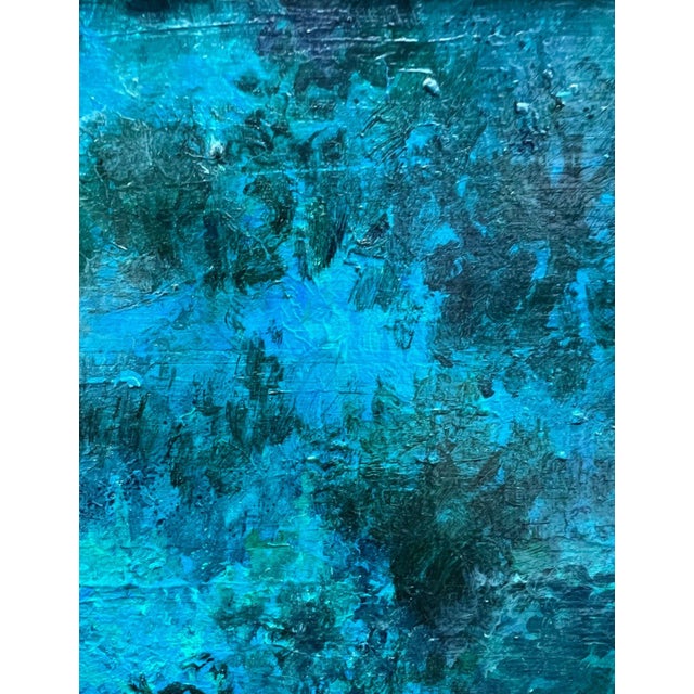 1980s Contemporary Framed Rooftop Landscape Acrylic Painting, Signed Strauss For Sale - Image 11 of 13