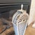 Brass Mid 20th Century Victorian Revival Folding Fan Brass Painted Winged Griffin Fireplace Screen For Sale - Image 8 of 8