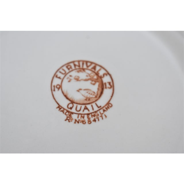 Ceramic 1930s Furnivals Quail Plate For Sale - Image 7 of 8